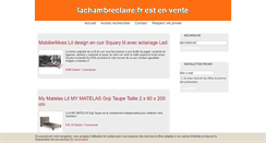 Desktop Screenshot of lachambreclaire.fr